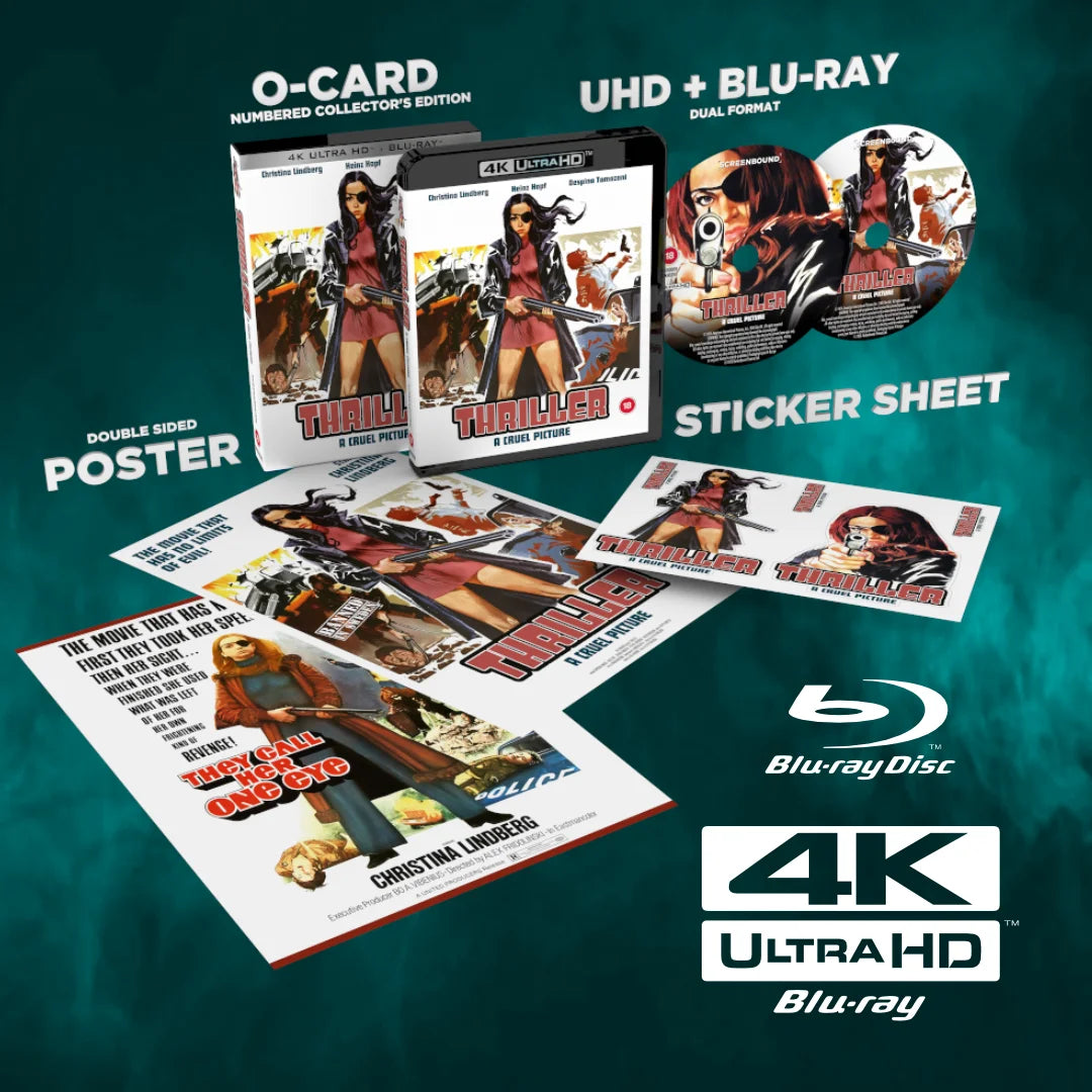 Thriller: A Cruel Picture (1973) Limited Edition Screenbound - 4K UHD / Blu-ray Region B