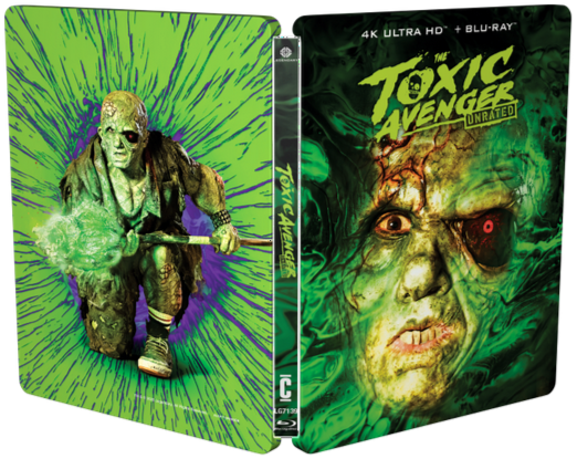 The Toxic Avenger (2023) US Limited Steelbook w/ Embossed Slipcover - 4K UHD / Blu-ray