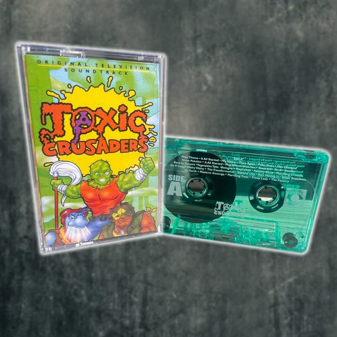 Toxic Crusaders (1991) OST LE Clear Green Shell Cassette