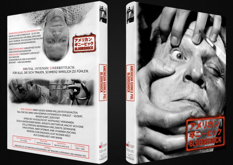 American Guinea Pig: Bloodshock (2015) LE 111 Mediabook D - Blu-ray Region Free