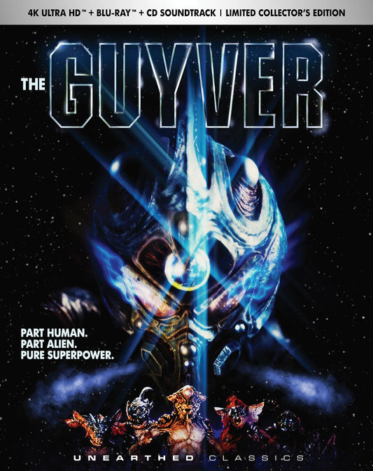 The Guyver (1991) 3-Disc Collector's Edition - CD Soundtrack / 4K UHD / Blu-ray Region A