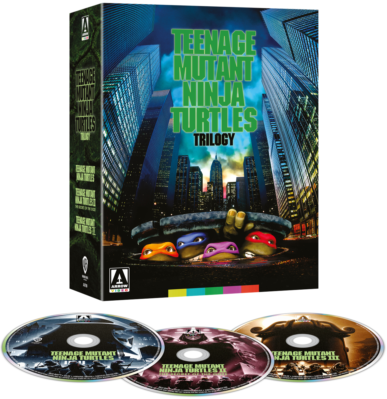 Teenage Mutant Ninja Turtles (Trilogy) Limited Edition Arrow US - 4K UHD