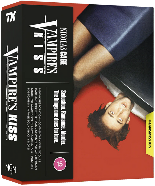 PRE-ORDER Vampires Kiss (1988) Limited Edition Transmission - 4K UHD / Blu-ray Region B