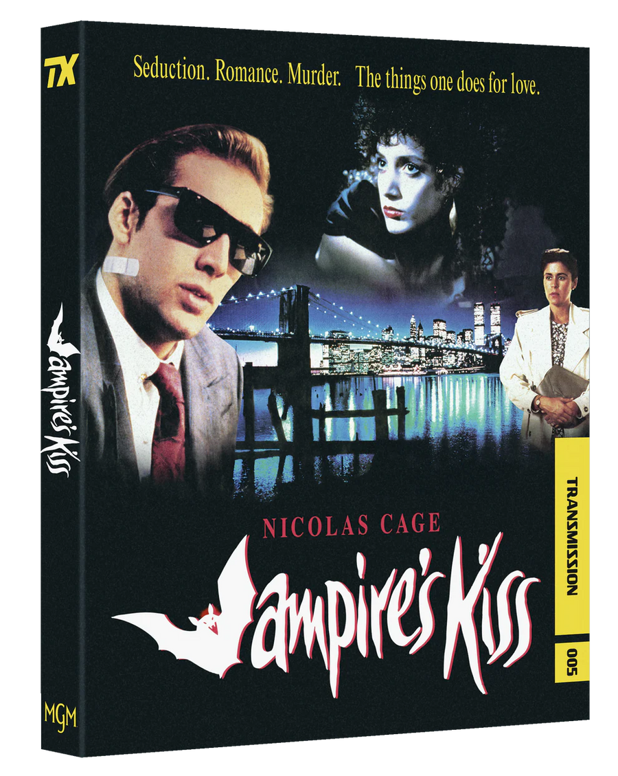 PRE-ORDER Vampires Kiss (1988) Limited Edition Transmission - 4K UHD / Blu-ray Region B