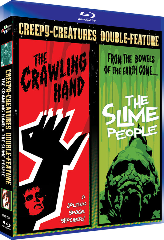 PRE-ORDER Creepy-Creature Double-feature (The Slime People + The Crawling Hand) VCI - Blu-ray