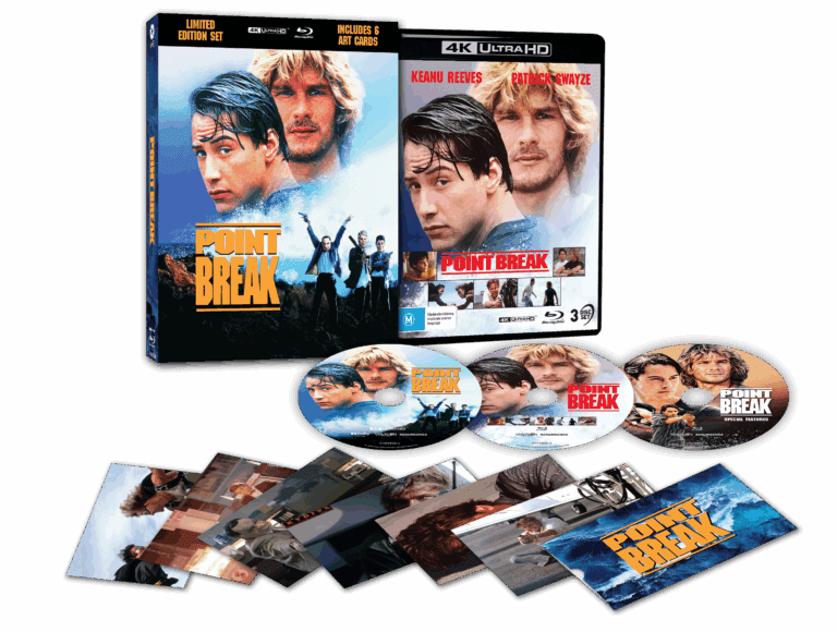 Point Break (1991) Limited Edition Lenticular Hard Case Via Vision - 4K UHD / Blu-ray Region Free