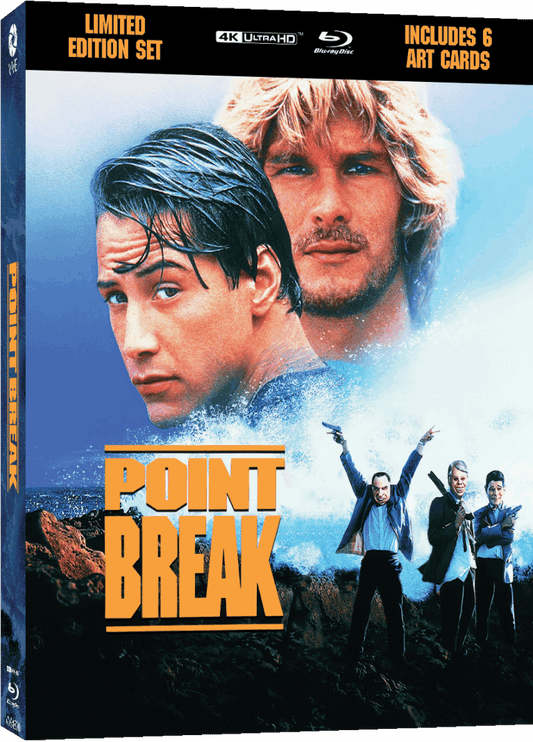 Point Break (1991) Limited Edition Lenticular Hard Case Via Vision - 4K UHD / Blu-ray Region Free