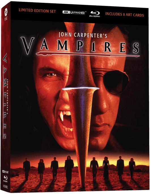 PRE-ORDER John Carpenter's Vampires (1998) Limited Lenticular Hardcase Via Vision - 4K UHD / Blu-ray Region Free