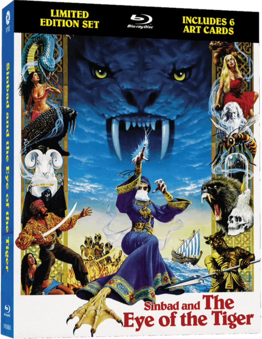 Sinbad and the Eye of the Tiger (1977) Limited Lenticular Hardcase Via Vision - Blu-ray Region Free