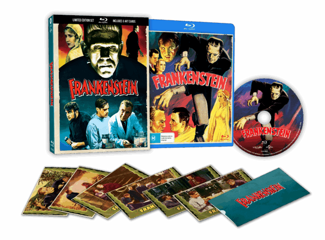 Frankenstein (1931) Limited Lenticular Hardcase Via Vision - Blu-ray Region Free