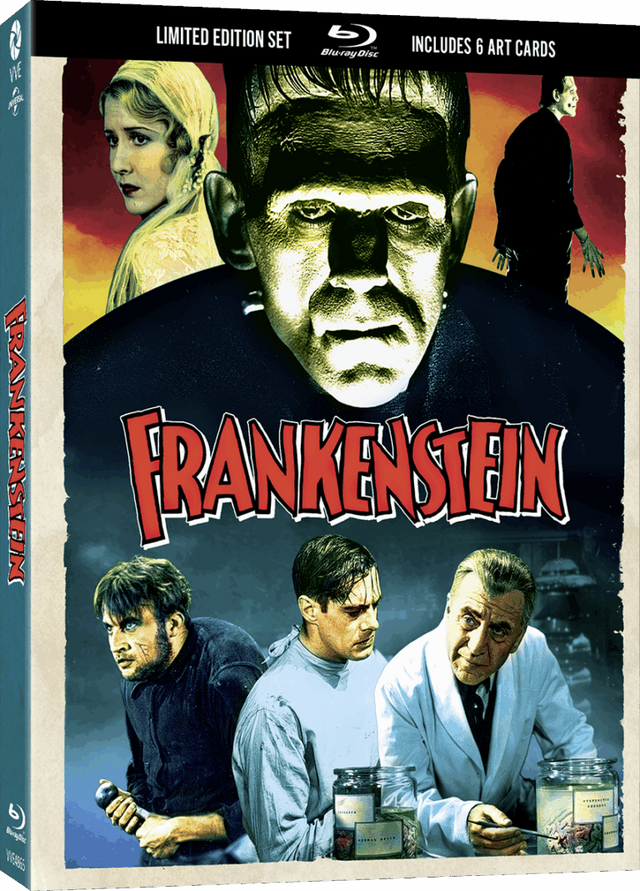 Frankenstein (1931) Limited Lenticular Hardcase Via Vision - Blu-ray Region Free
