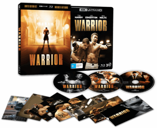 Warrior (2011) Limited Lenticular Hardcase Via Vision - 4K UHD / Blu-ray Region Free
