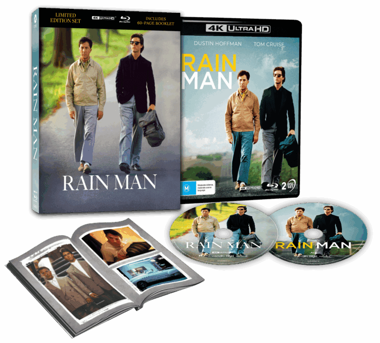 Rain Man (1988) Limited Edition Lenticular Hard Case Via Vision - 4K UHD / Blu-ray Region Free