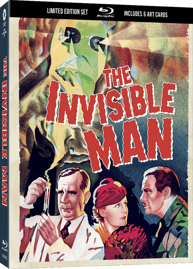 The Invisible Man (1933) Limited Lenticular Hardcase Via Vision - Blu-ray Region Free