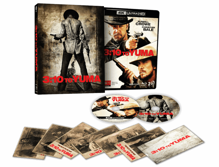 3:10 to Yuma (2007) Limited Edition Lenticular Hardbox Via Vision - 4K UHD / Blu-ray Region Free