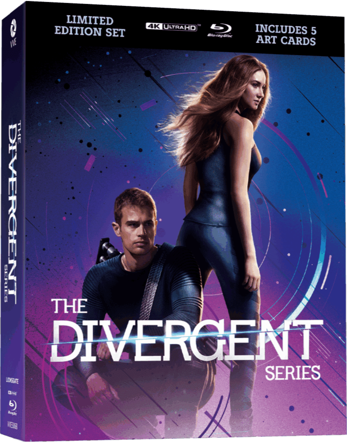 PRE-ORDER The Divergent Series (3 Films) 7-Disc Limited Edition Lenticular Hardbox Via Vision - 4K UHD / Blu-ray