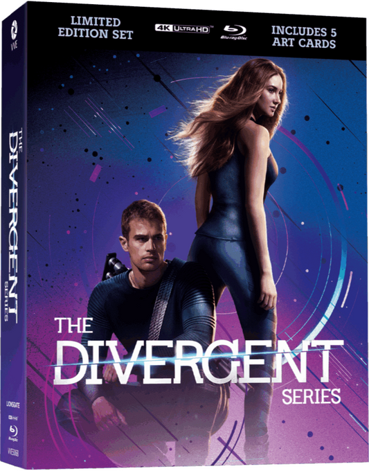 PRE-ORDER The Divergent Series (3 Films) 7-Disc Limited Edition Lenticular Hardbox Via Vision - 4K UHD / Blu-ray