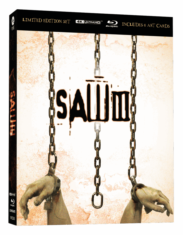 PRE-ORDER Saw III (2006) Limited Lenticular Hardcase Via Vision - 4K UHD / Blu-ray Region Free