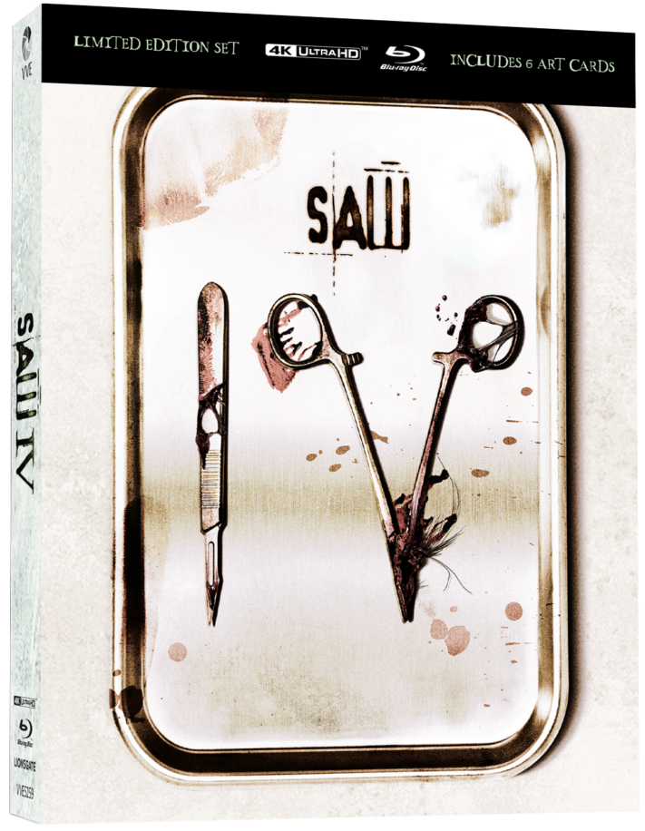 PRE-ORDER Saw IV (2007) Limited Edition Lenticular Hardcase - 4K UHD / Blu-ray