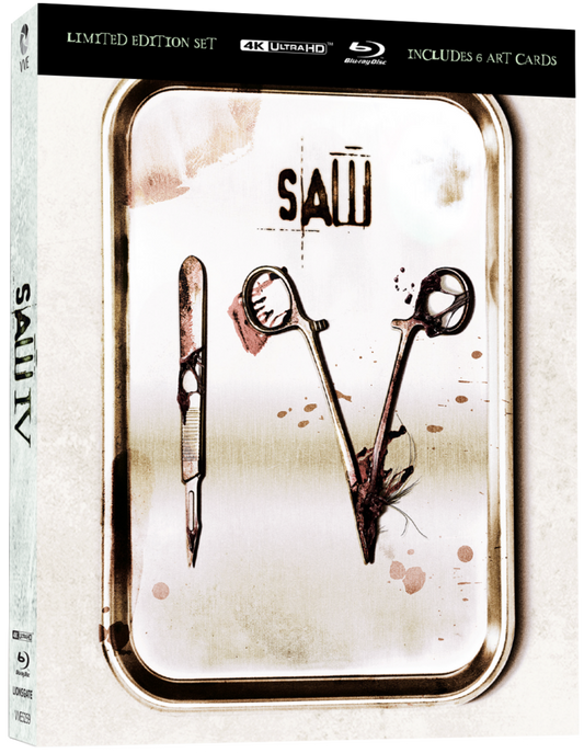 PRE-ORDER Saw IV (2007) Limited Edition Lenticular Hardcase - 4K UHD / Blu-ray