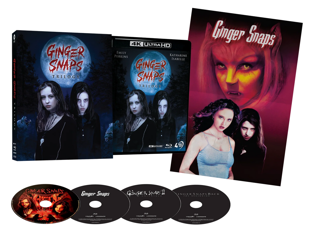 PRE-ORDER Ginger Snaps Trilogy - Limited Lenticular Hardcase ViaVision - 4K UHD / Blu-ray