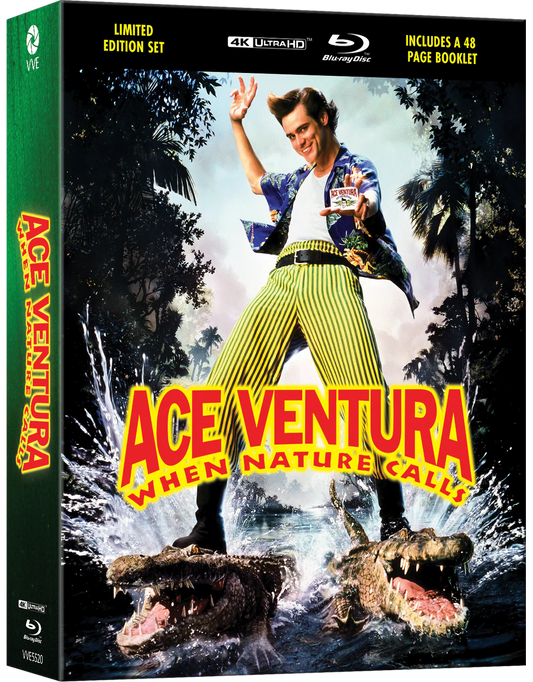 PRE-ORDER Ace Ventura: When Nature Calls - Limited Edition Steelbook & Lenticular Hardbox ViaVision - 4K UHD / Blu-ray