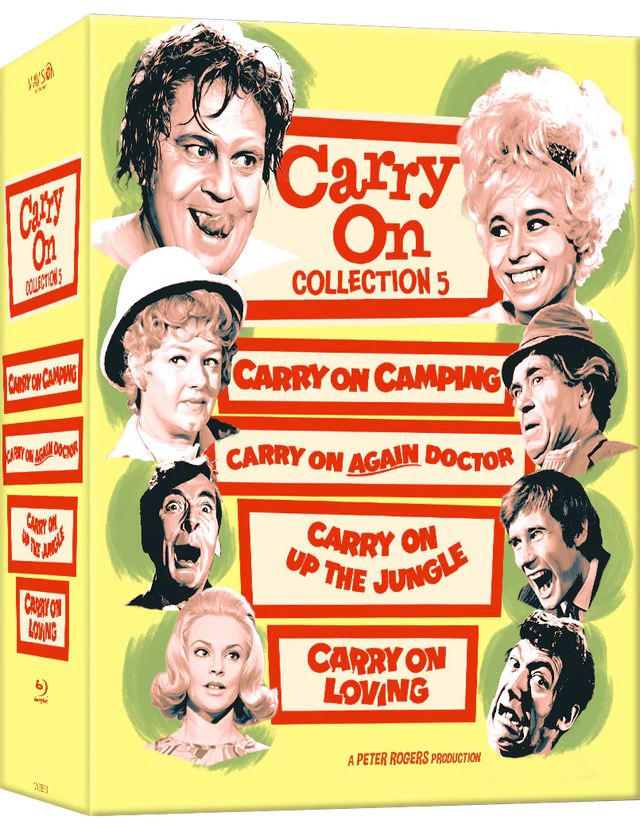 PRE-ORDER Carry On... Film Collection 5 - Limited Edition Via Vision - Blu-ray Region Free