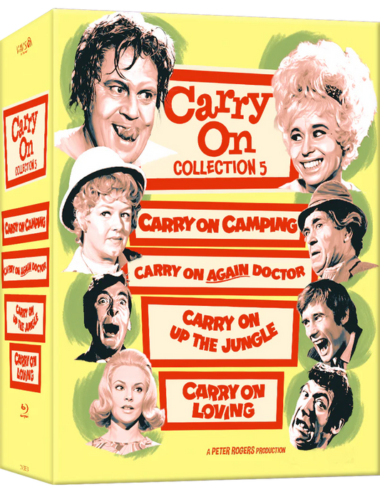 PRE-ORDER Carry On... Film Collection 5 - Limited Edition Via Vision - Blu-ray Region Free