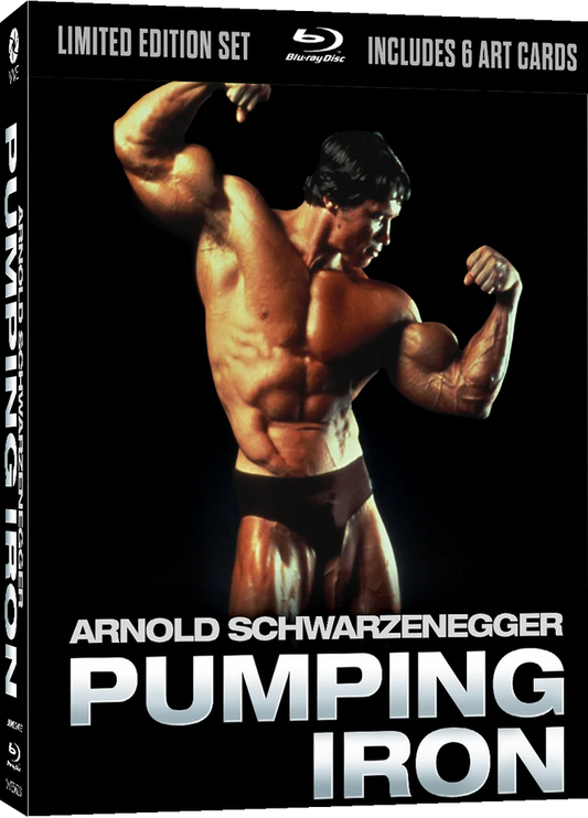 PRE-ORDER Pumping Iron (1977) Limited Edition Lenticular Hardcase Via Vision - Blu-ray Region Free