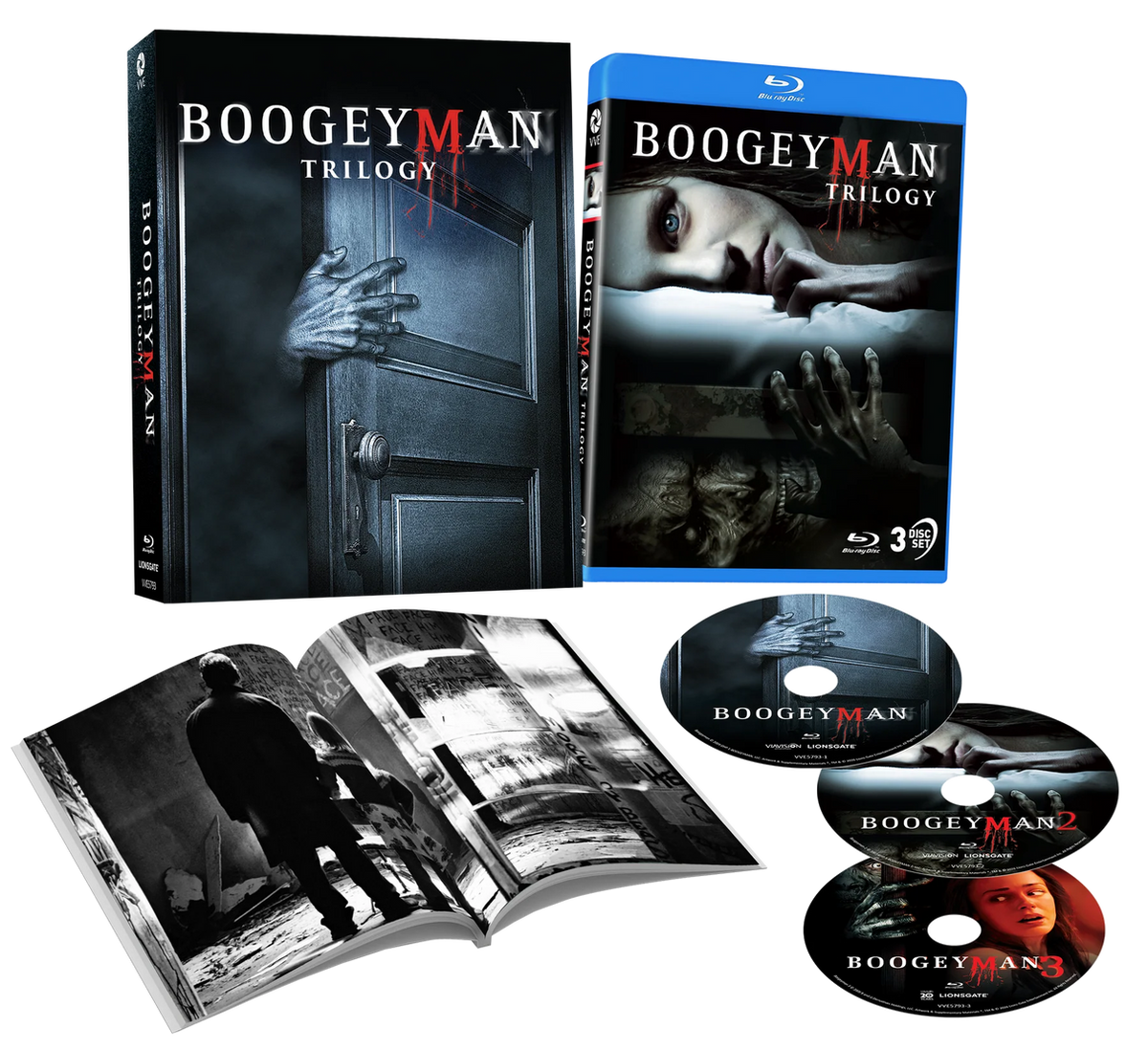 PRE-ORDER Boogeyman Trilogy (NOTE) Limited Edition Lenticular Hardcase Via Vision - Blu-ray Region Free