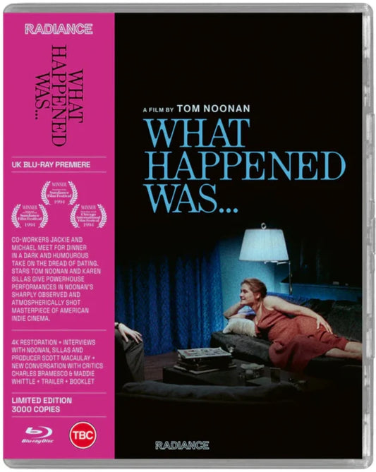 PRE-ORDER What Happened Was (1994) LE Radiance UK - Blu-ray Region Free