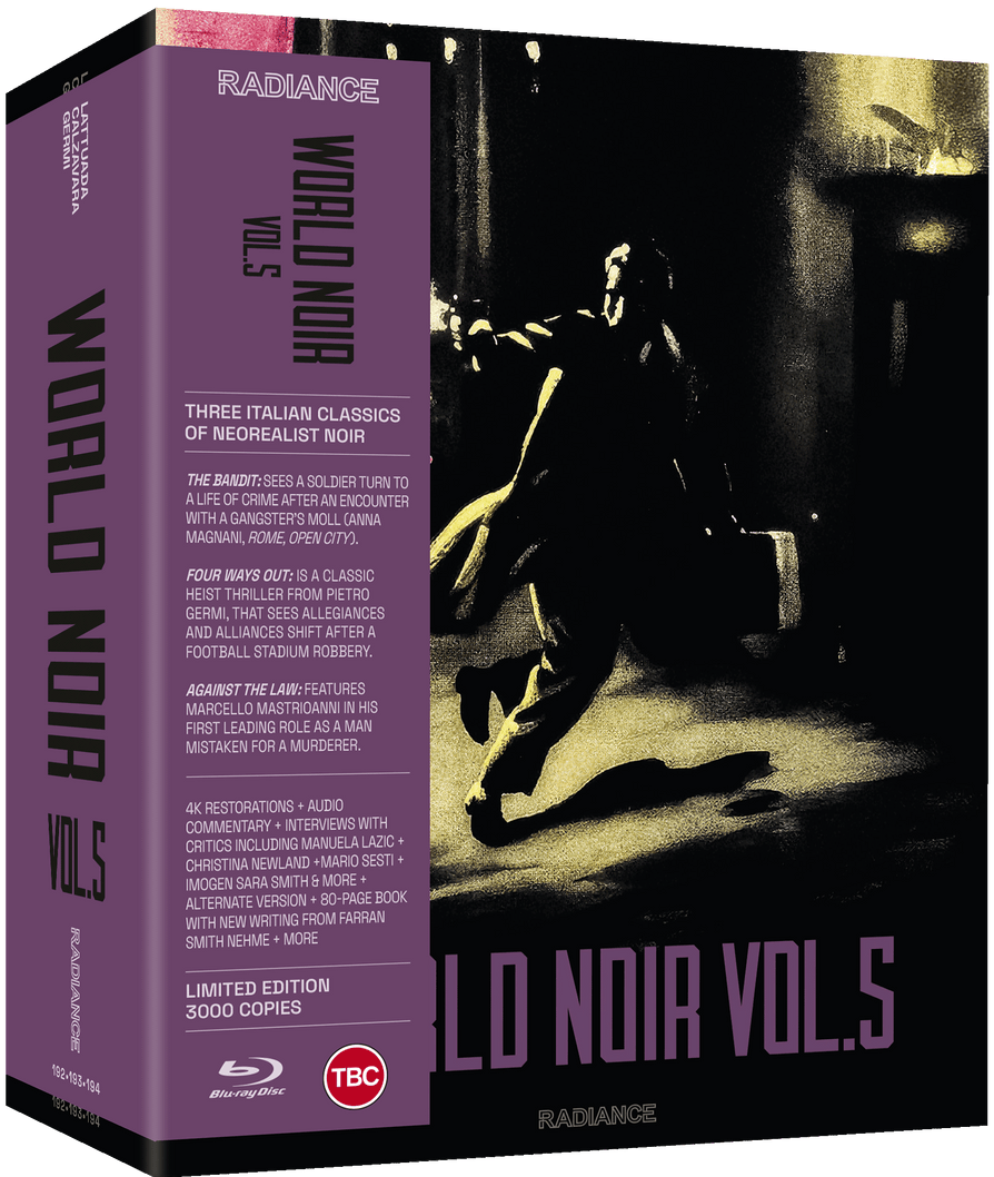 PRE-ORDER World Noir Vol. 5 (3 Films) Limited Edition Box Set Radiance UK - Blu-ray Region B