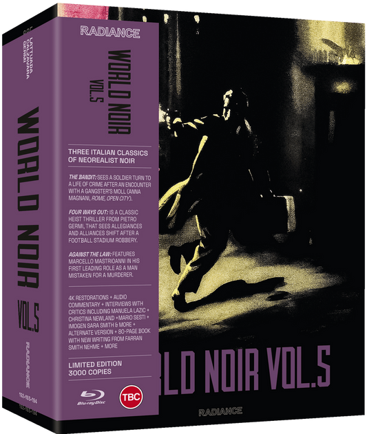 PRE-ORDER World Noir Vol. 5 (3 Films) Limited Edition Box Set Radiance UK - Blu-ray Region B