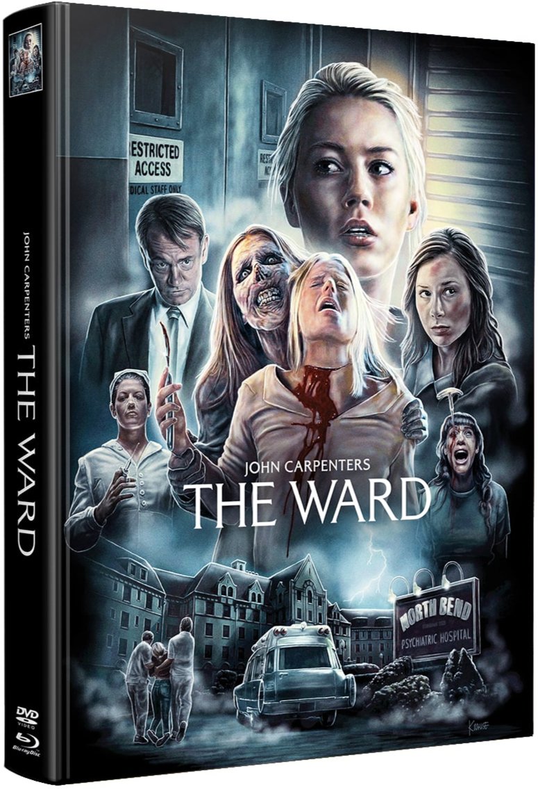 The Ward (2010) LE 122 Padded Mediabook - Blu-ray Region B