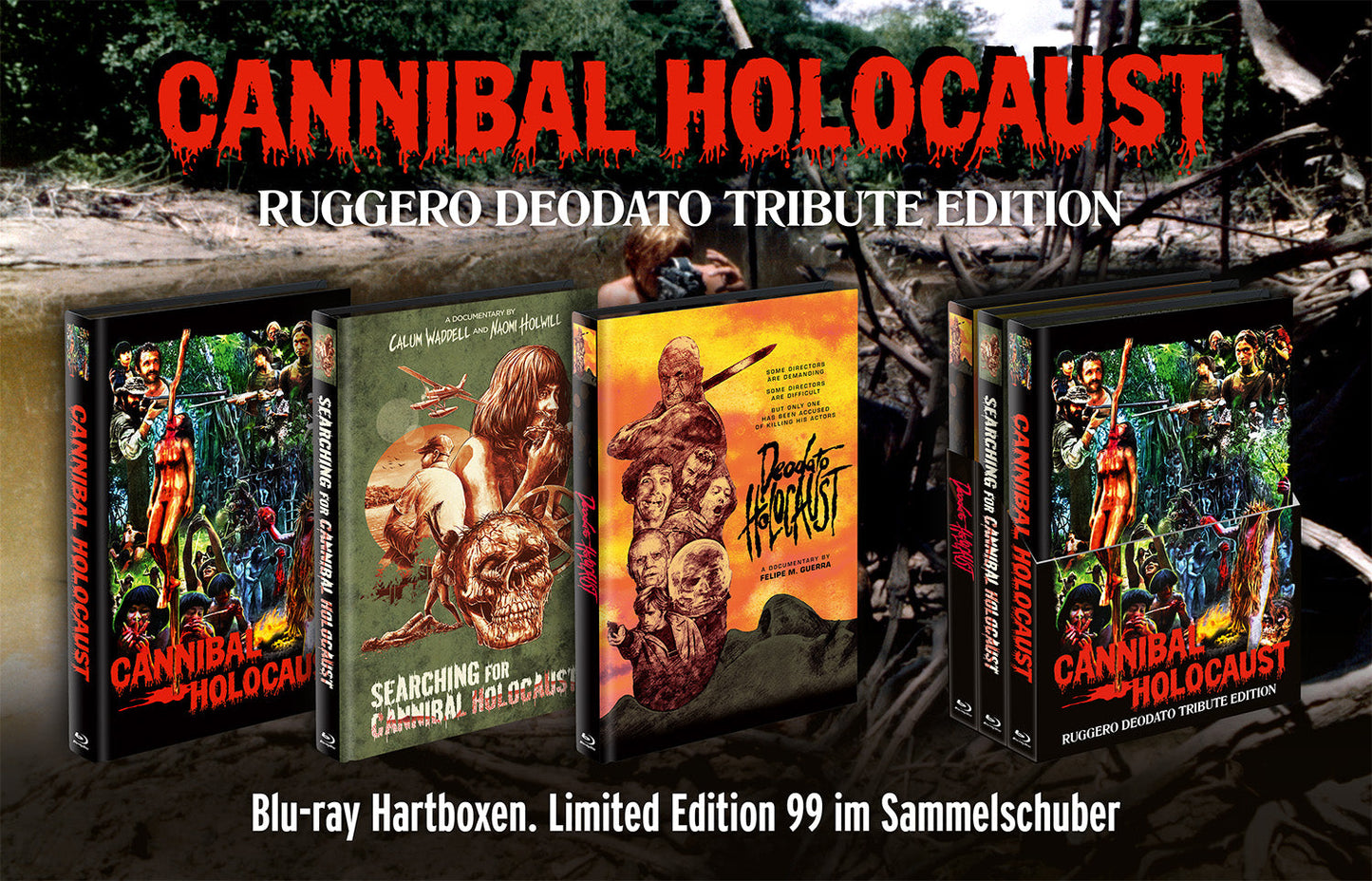 Ruggero Deodato Tribute Edition (LE 99 3x Large Hardbox Set) Blu-ray Region Free