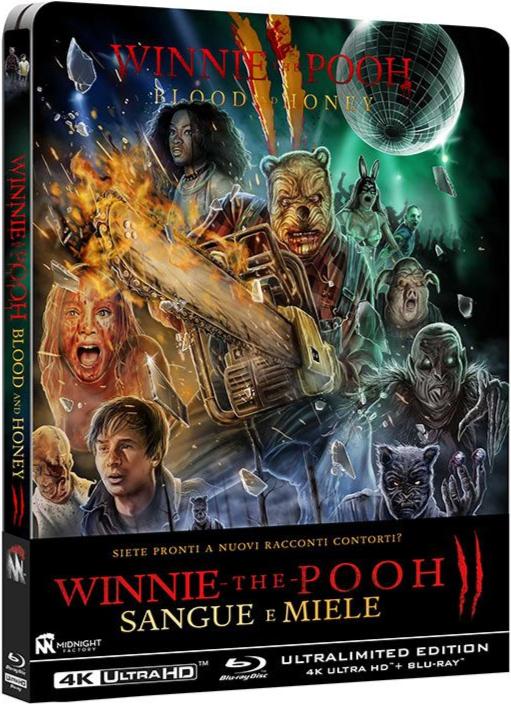 Winnie the Pooh: Blood and Honey 2 - LE Steelbook Midnight Factory - 4K UHD + Blu-ray Region B