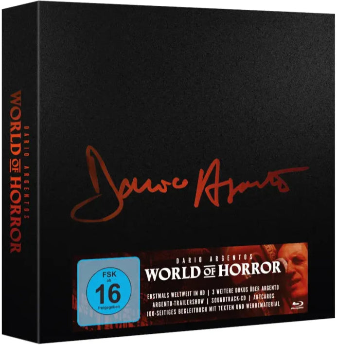 Dario Argento's World of Horror (4-disc box set) Plaion - Blu-ray Region B + CD