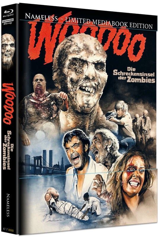 Zombie (1979) 4-Disc LE 500 Mediabook B - 4K UHD / Blu-ray RGN B / CD *NO ENGLISH*