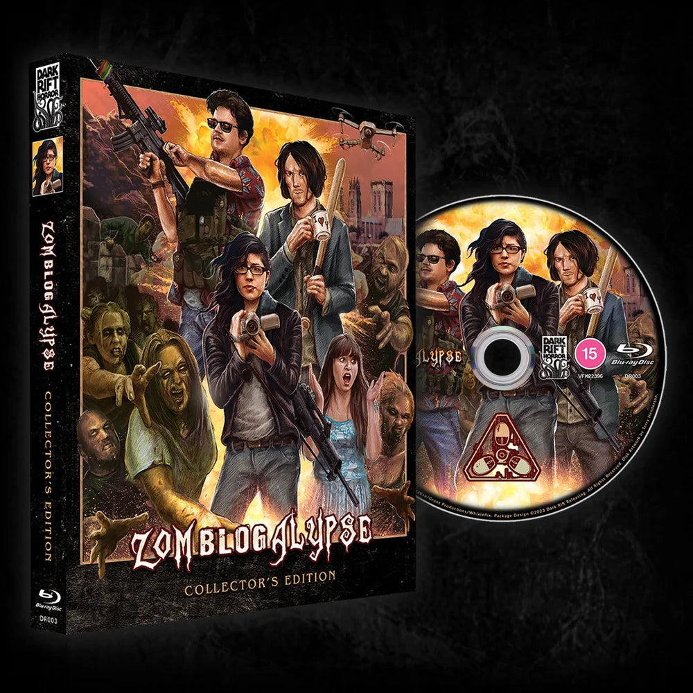 Zomblogalypse (2022) LE 500 Slipcover SIGNED Dark Rift - Blu-ray Region Free