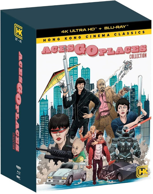 PRE-ORDER Aces Go Places Collection - Box Set Shout Factory - 4K UHD + Blu-ray