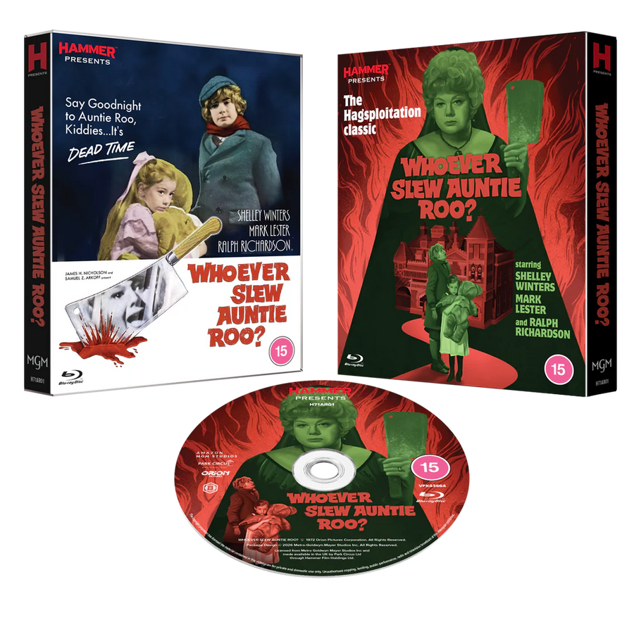 PRE-ORDER Who Slew Auntie Roo? (1971) Limited Edition Slipcover Hammer - Blu-ray Region B