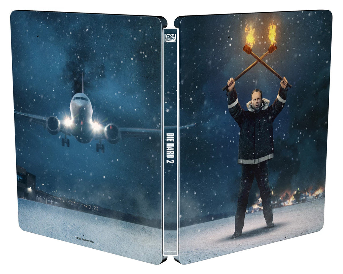 PRE-ORDER Die Hard 2: Die Harder (1990) UK Limited Edition Steelbook - 4K UHD / Blu-ray Region Free