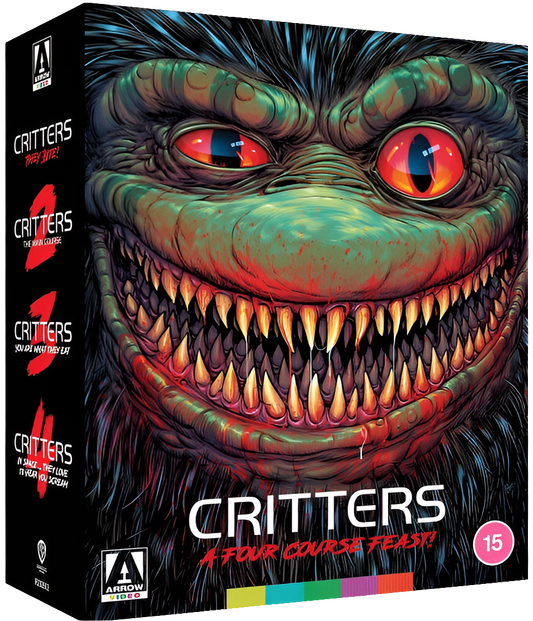 PRE-ORDER Critters: A Four Course Feast (1-4) 4-Disc LE Arrow UK - Blu-ray Region B