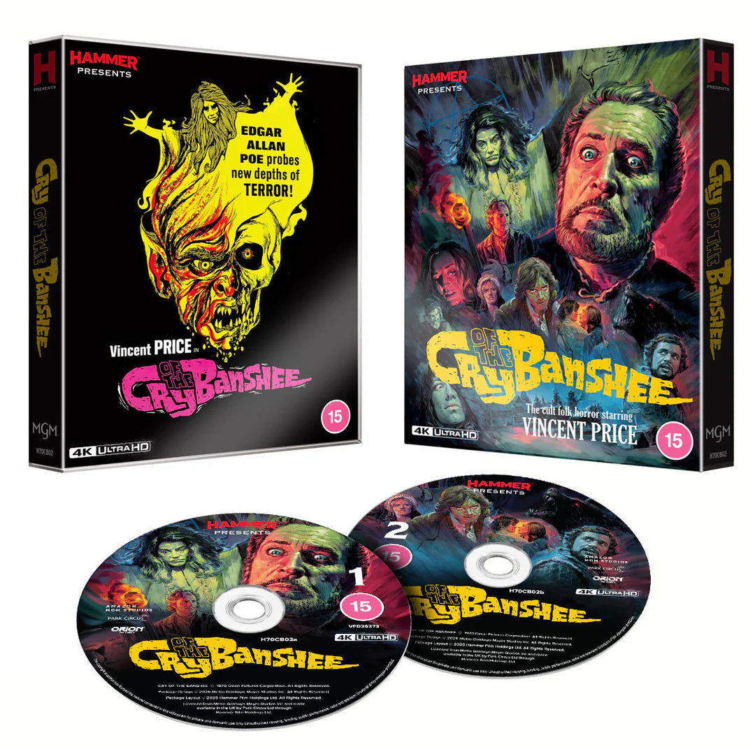 Cry of the Banshee (1970) 2-Disc Hammer Films - 4K UHD