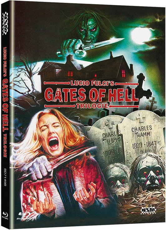 Lucio Fulci's GATES OF HELL Trilogy - LE Mediabook - Blu-ray Region Free