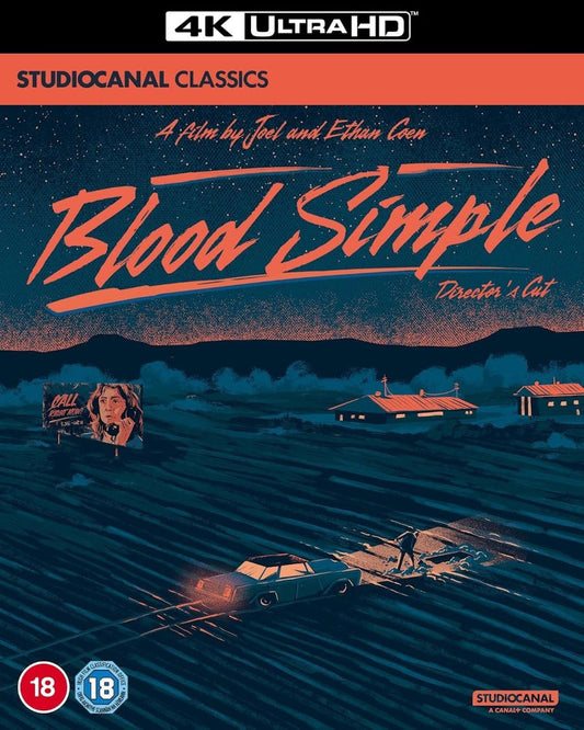 Blood Simple (1984) LE Slipcover StudioCanal UK - 4K UHD
