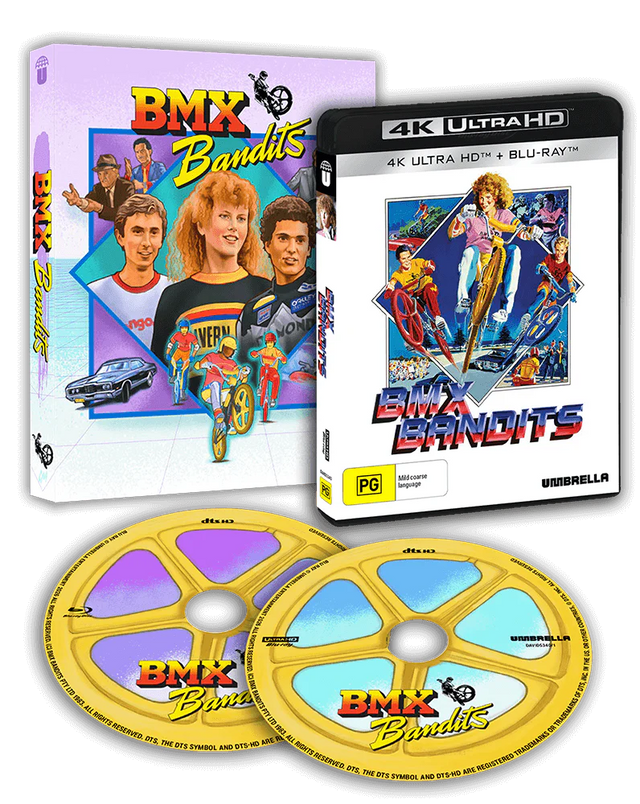 BMX Bandits (1983) LE Slipcover Umbrella - 4K UHD / Blu-ray Region Free