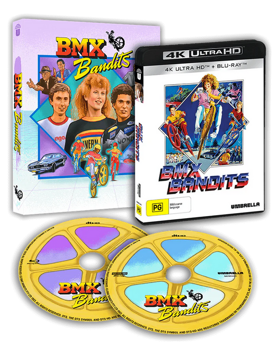 BMX Bandits (1983) LE Slipcover Umbrella - 4K UHD / Blu-ray Region Free