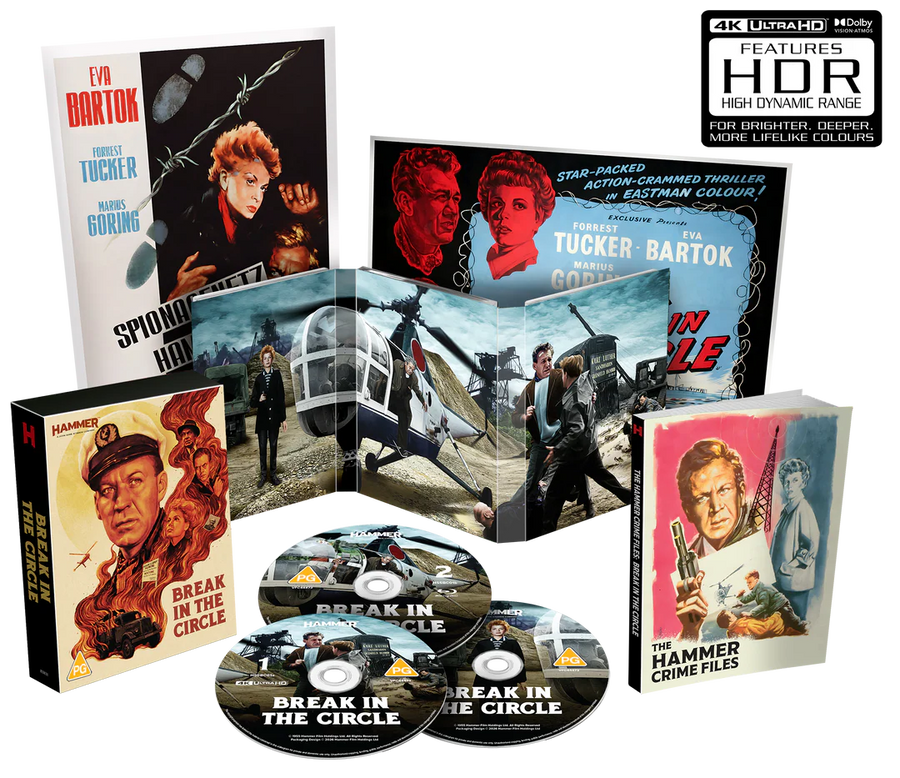 PRE-ORDER Break in the Circle (1955) Limited Collector's Edition Hammer Films - 4K UHD / Blu-ray Region Free