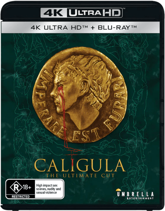 Caligula: The Ultimate Cut (1979) 4-Disc Umbrella - 4K UHD / Blu-ray Region Free